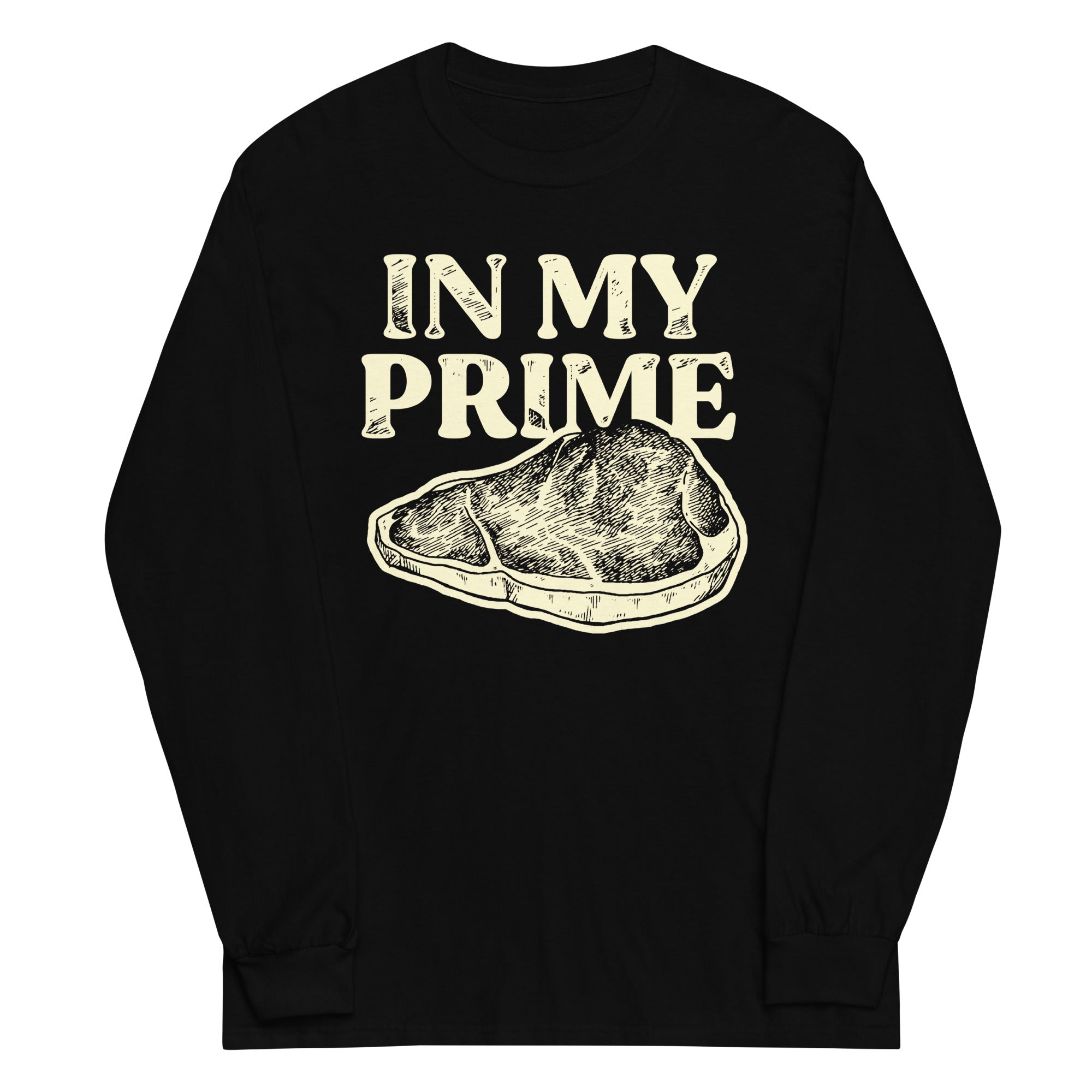 In My Prime Unisex Long Sleeve Tee Hoodie, Sweatshirt | PureTeeCo.com (Image 2)