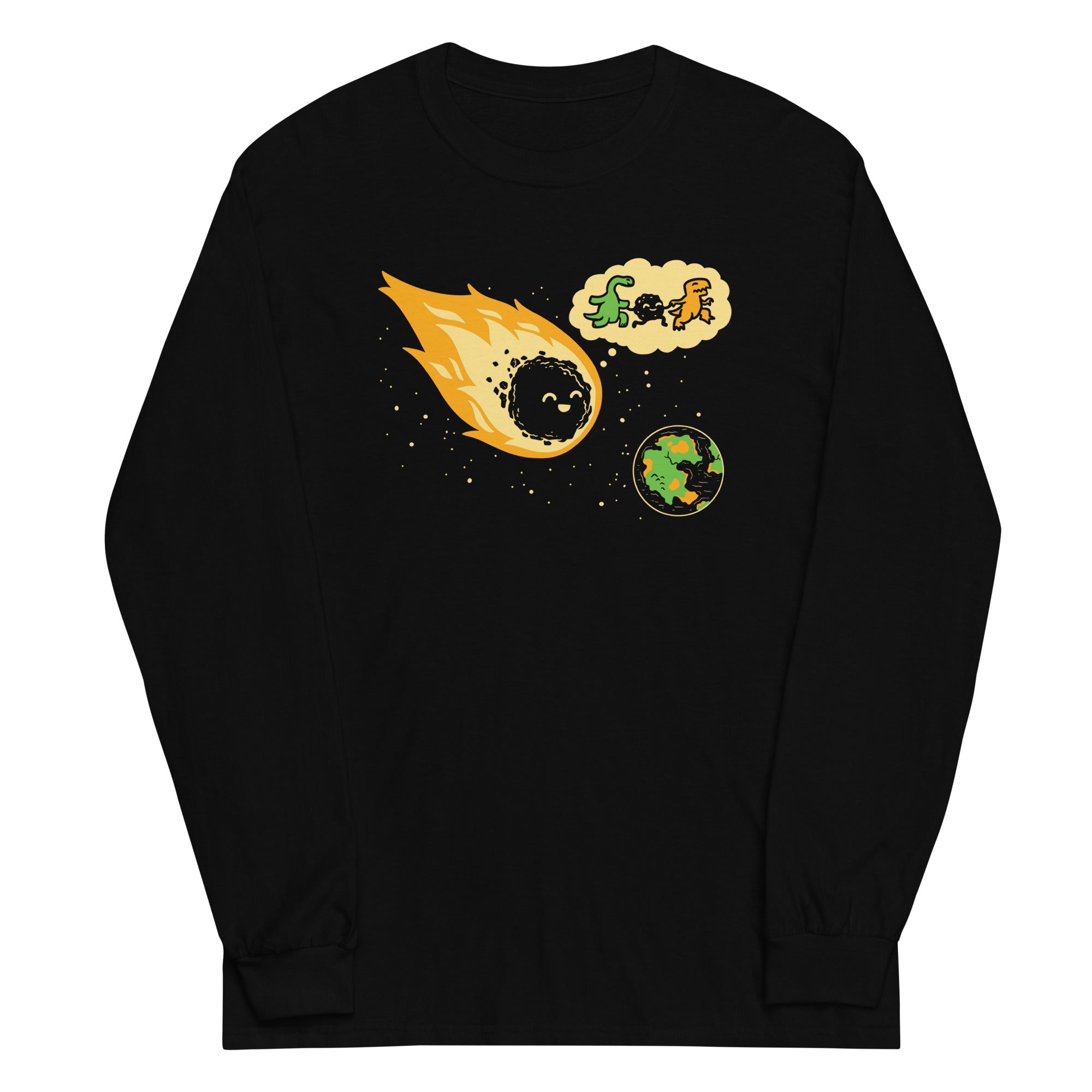 Meteor And Friends Unisex Long Sleeve Tee Hoodie, Sweatshirt | PureTeeCo.com (Image 1)