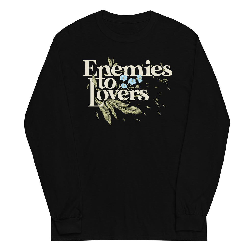 Enemies To Lovers Unisex Long Sleeve Tee Hoodie, Sweatshirt | PureTeeCo.com (Image 3)