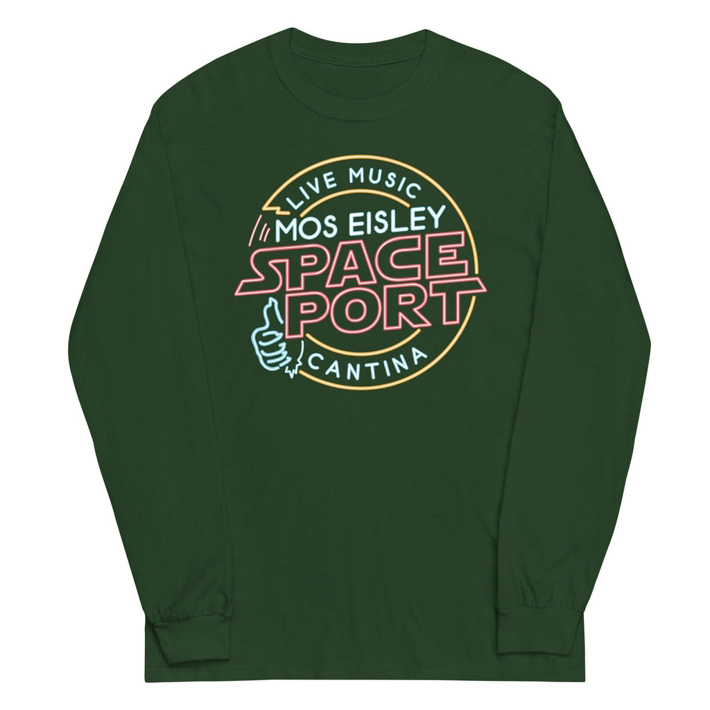Mos Eisley Space Port Unisex Long Sleeve Tee Hoodie, Sweatshirt | PureTeeCo.com (Image 3)