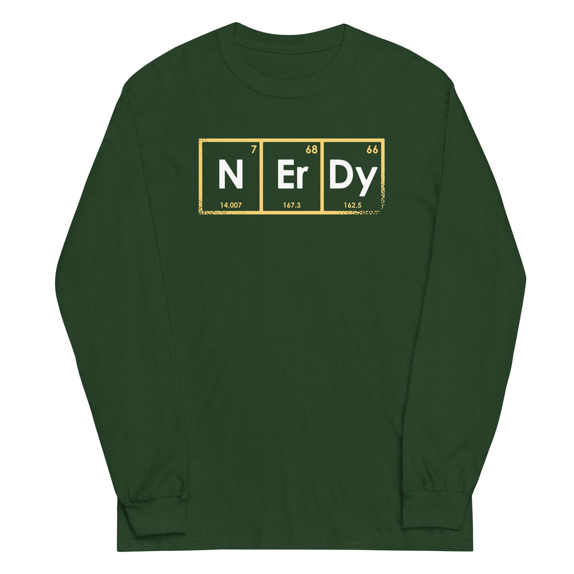 NErDy Elements Unisex Long Sleeve Tee Hoodie, Sweatshirt | PureTeeCo.com (Image 3)