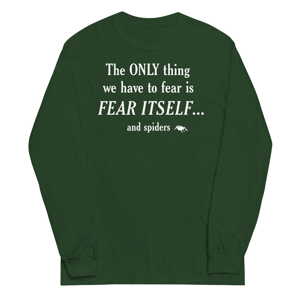The Only Thing We Have To Fear Unisex Long Sleeve Tee Hoodie, Sweatshirt | PureTeeCo.com (Image 4)