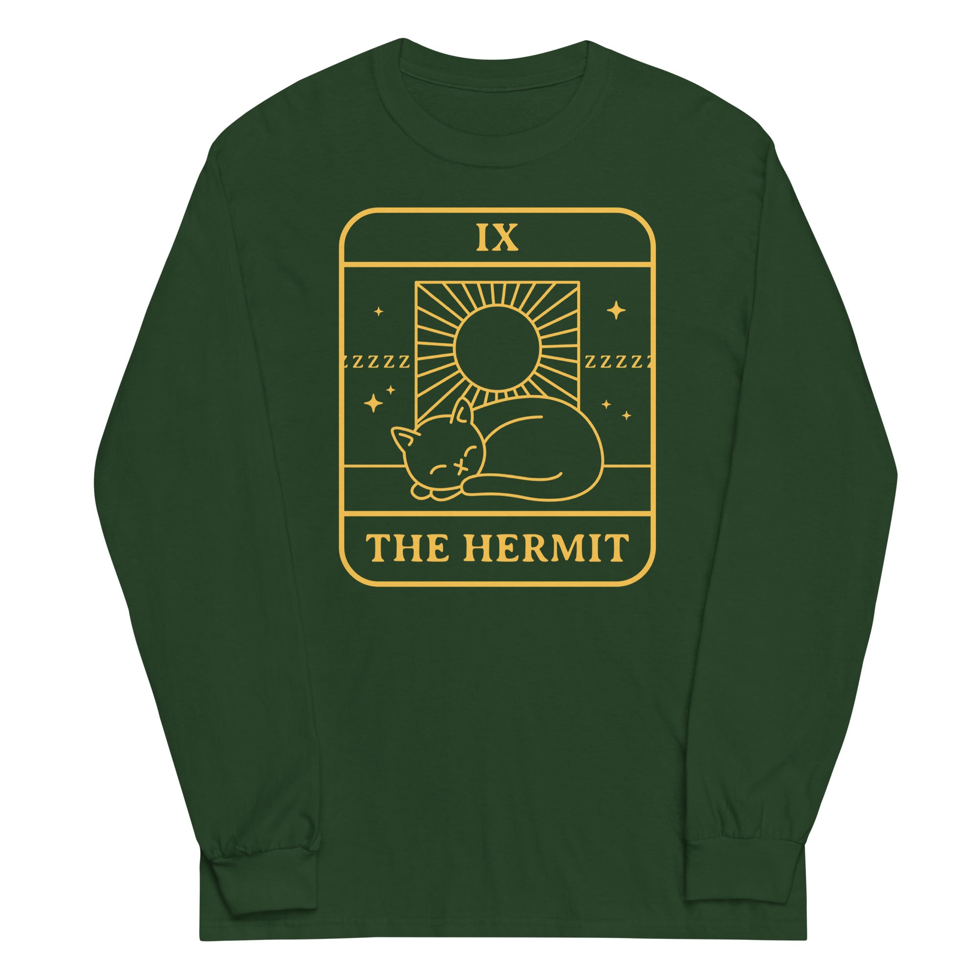 The Hermit Unisex Long Sleeve Tee Hoodie, Sweatshirt | PureTeeCo.com (Image 3)