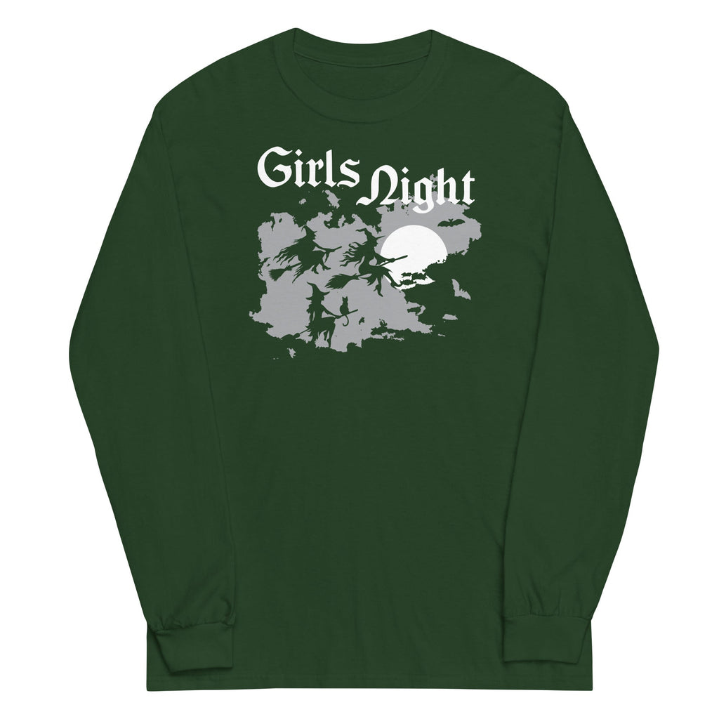 Girls Night Unisex Long Sleeve Tee Hoodie, Sweatshirt | PureTeeCo.com (Image 4)