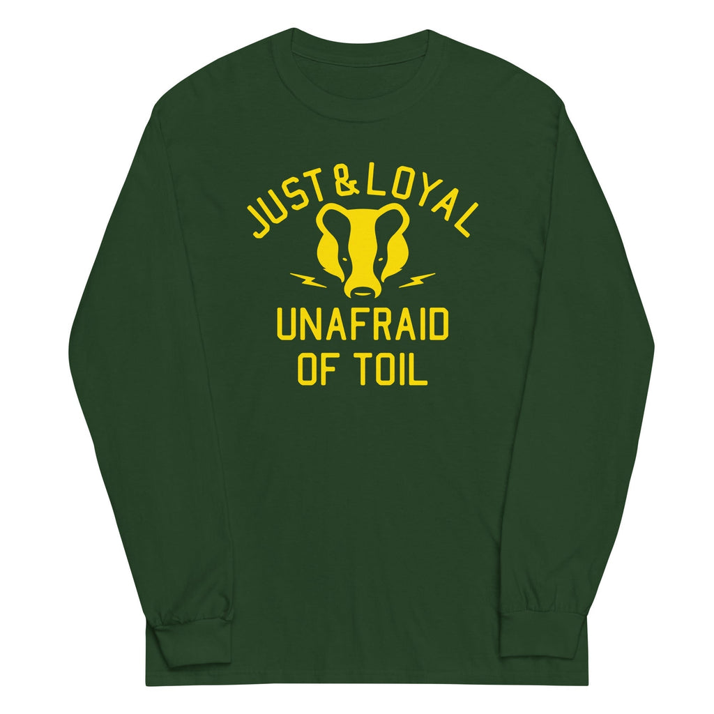 Just And Loyal, Unafraid Of Toil Unisex Long Sleeve Tee Hoodie, Sweatshirt | PureTeeCo.com (Image 3)