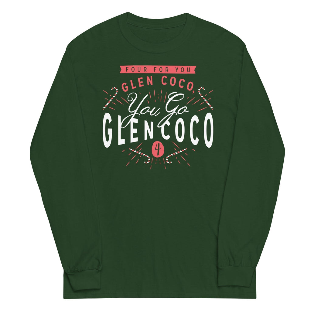 You Go Glen Coco Unisex Long Sleeve Tee Hoodie, Sweatshirt | PureTeeCo.com (Image 3)