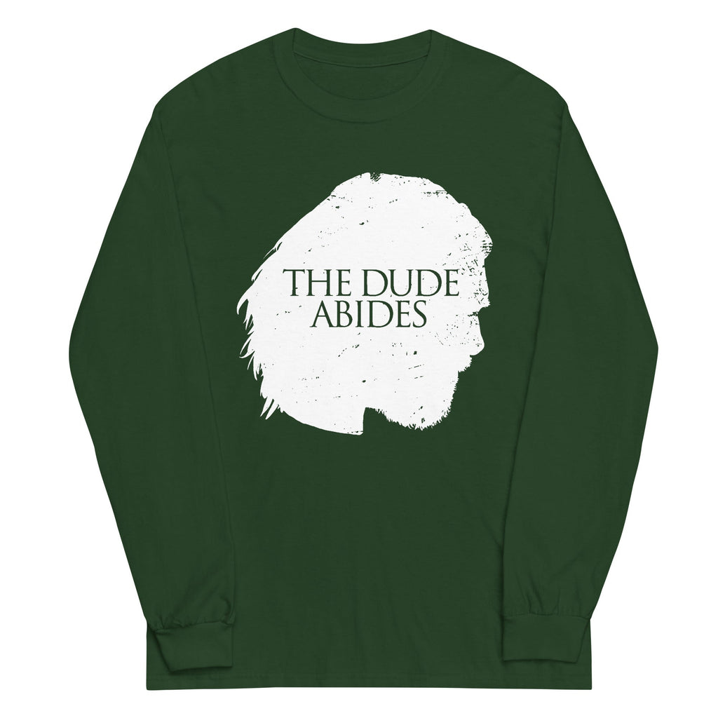 The Dude Abides Unisex Long Sleeve Tee Hoodie, Sweatshirt | PureTeeCo.com (Image 4)