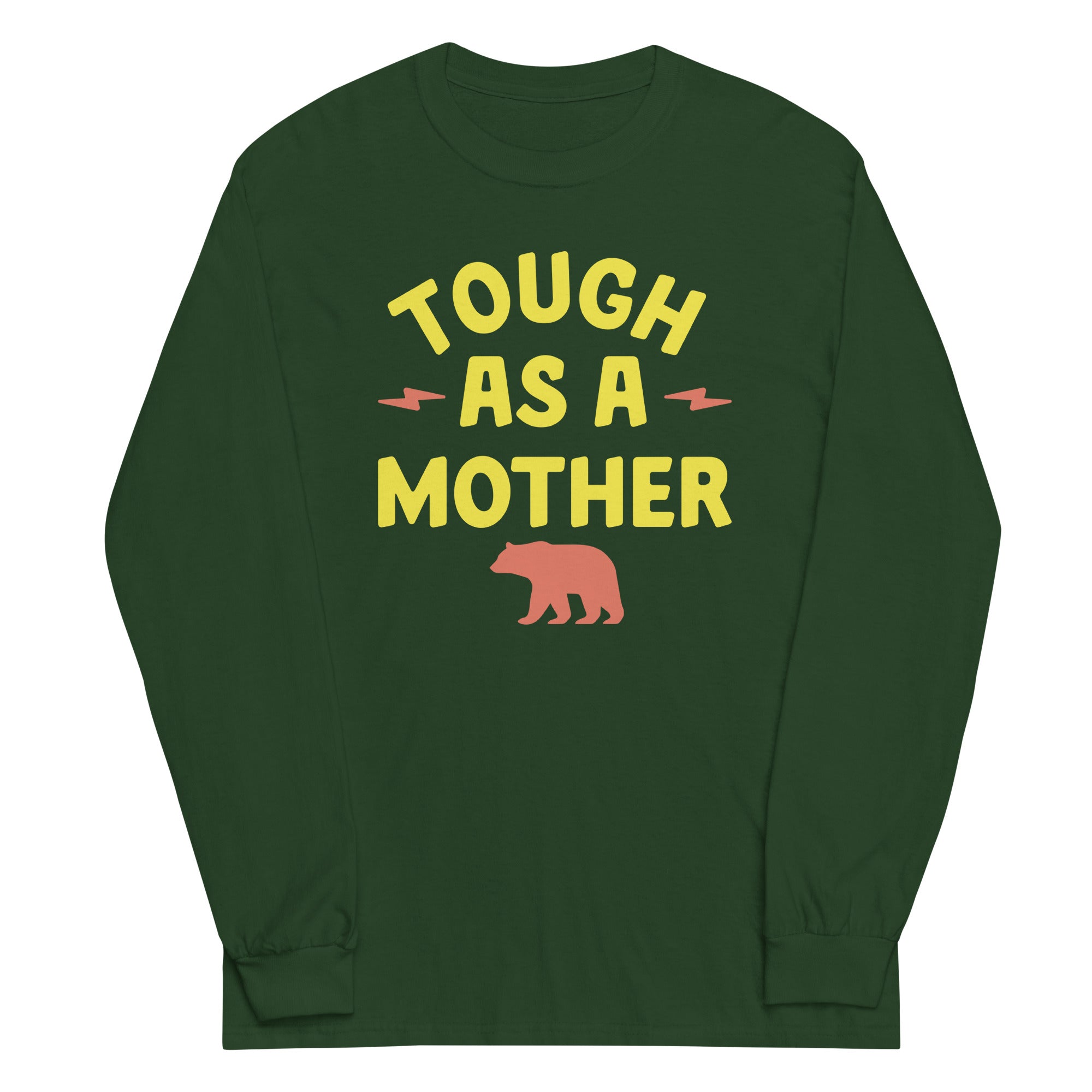 Tough As A Mother Unisex Long Sleeve Tee Hoodie, Sweatshirt | PureTeeCo.com (Image 4)