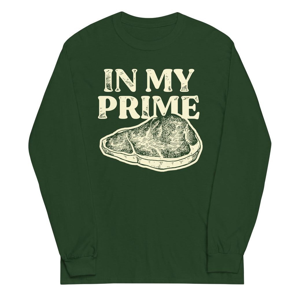 In My Prime Unisex Long Sleeve Tee Hoodie, Sweatshirt | PureTeeCo.com (Image 4)