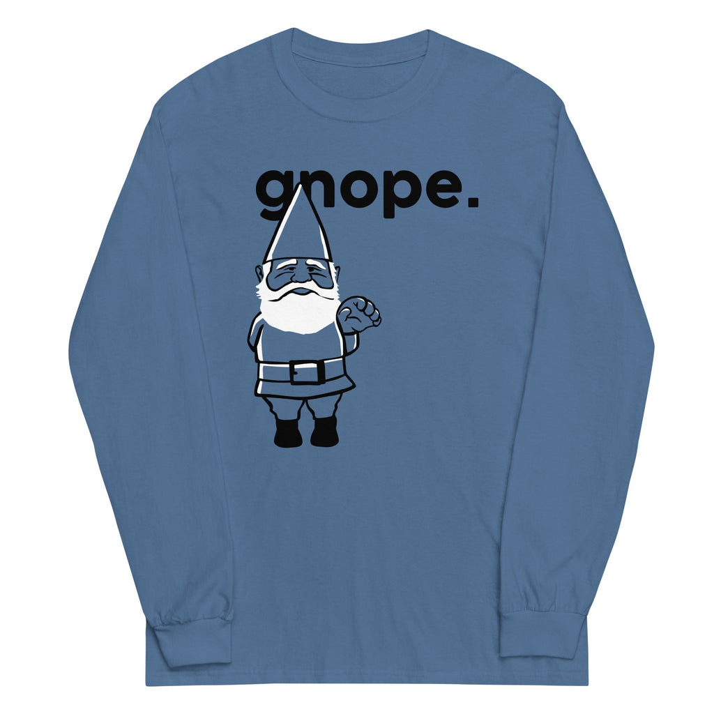 Gnope Unisex Long Sleeve Tee Hoodie, Sweatshirt | PureTeeCo.com (Image 3)