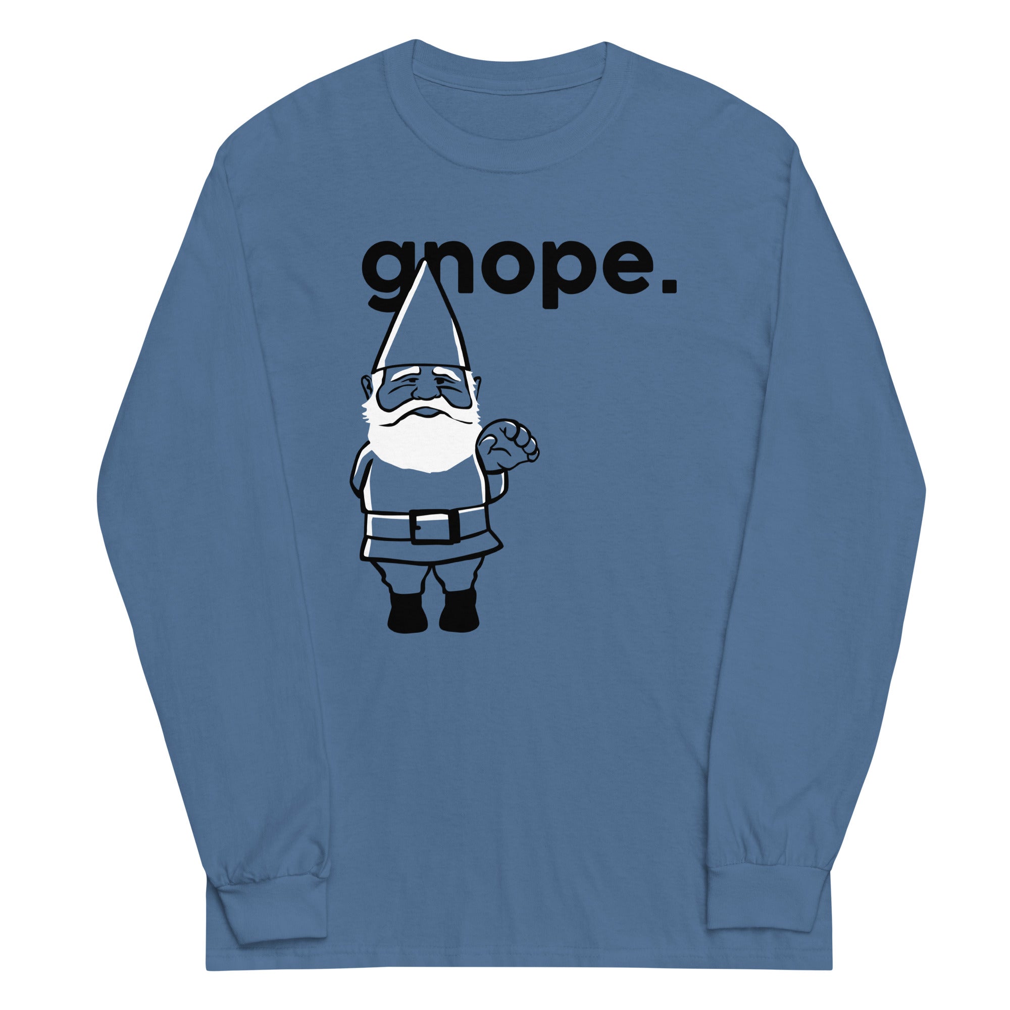 Gnope Unisex Long Sleeve Tee Hoodie, Sweatshirt | PureTeeCo.com (Image 3)