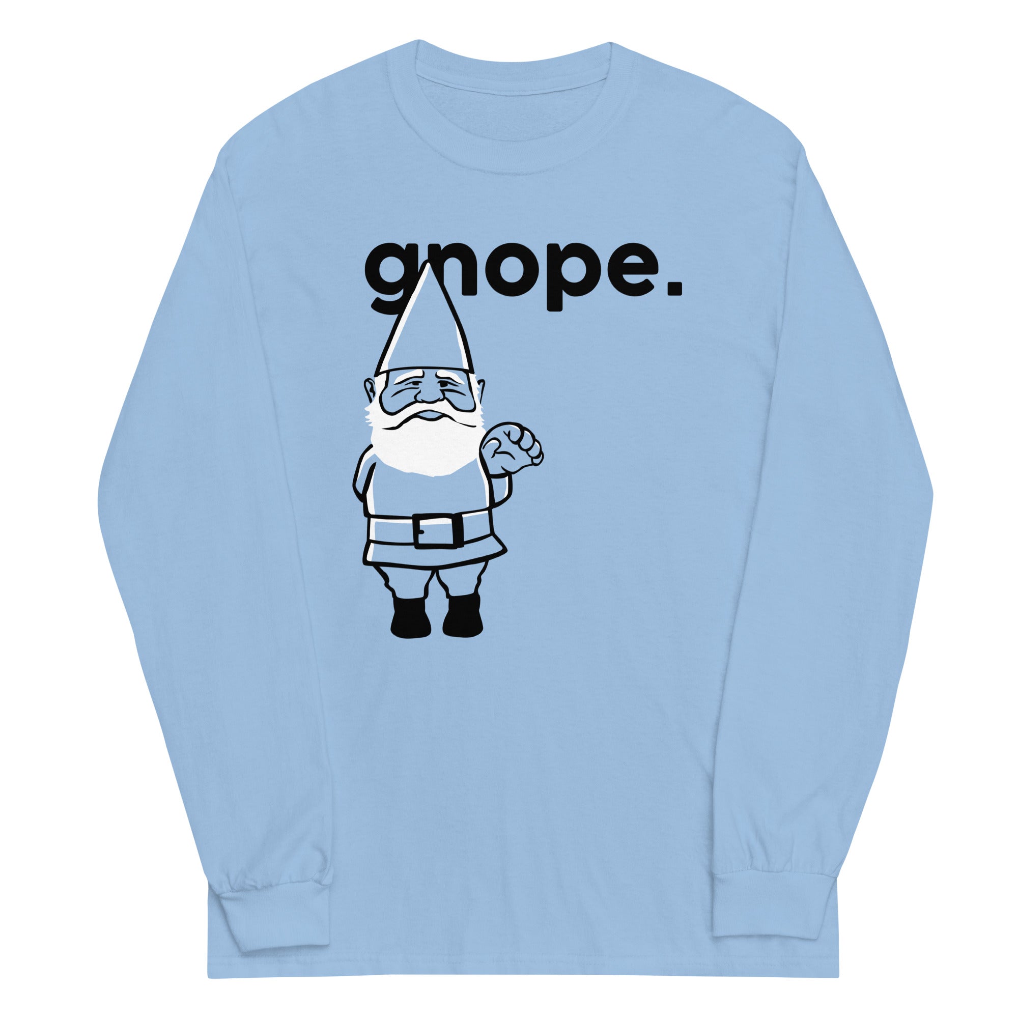 Gnope Unisex Long Sleeve Tee Hoodie, Sweatshirt | PureTeeCo.com (Image 4)