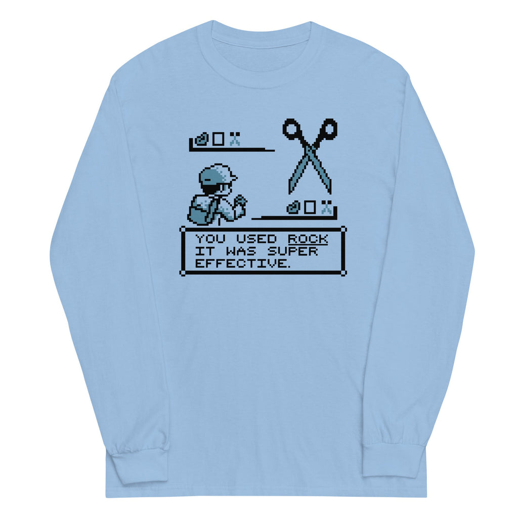 Rock Paper Scissors Battle Unisex Long Sleeve Tee Hoodie, Sweatshirt | PureTeeCo.com (Image 2)