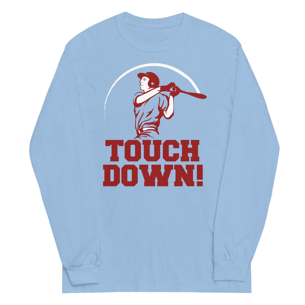 Touchdown! Unisex Long Sleeve Tee Hoodie, Sweatshirt | PureTeeCo.com (Image 1)