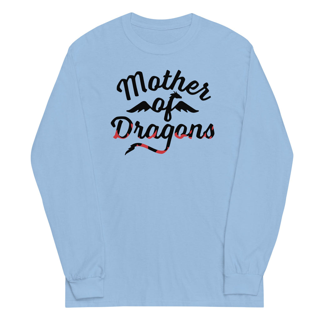 Mother Of Dragons Unisex Long Sleeve Tee Hoodie, Sweatshirt | PureTeeCo.com (Image 2)