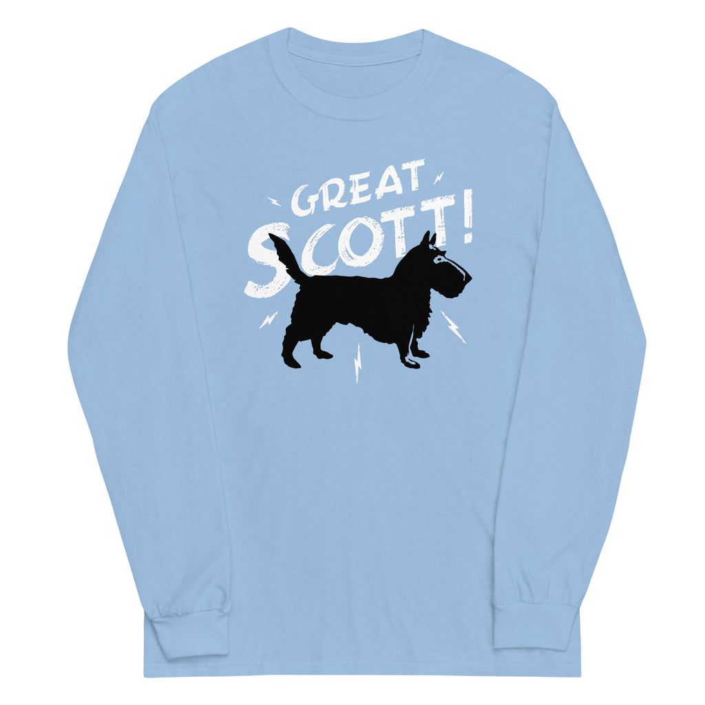 Great Scott! Unisex Long Sleeve Tee Hoodie, Sweatshirt | PureTeeCo.com (Image 3)