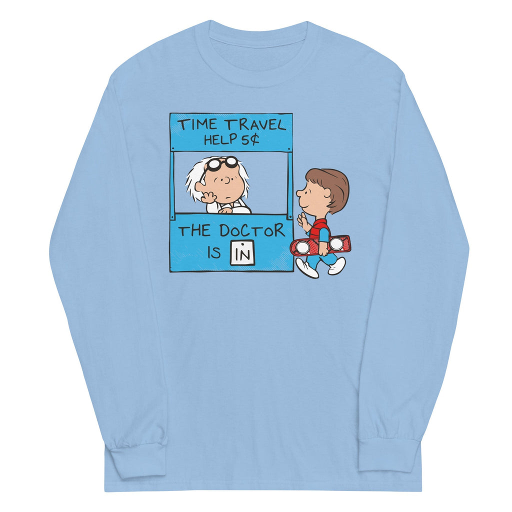 The Doctor Is In Unisex Long Sleeve Tee Hoodie, Sweatshirt | PureTeeCo.com (Image 4)