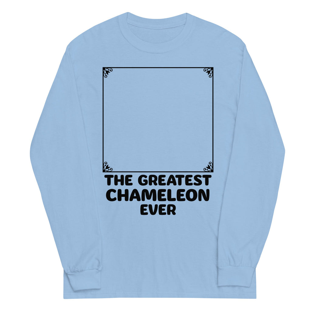 The Greatest Chameleon Ever Unisex Long Sleeve Tee Hoodie, Sweatshirt | PureTeeCo.com (Image 1)