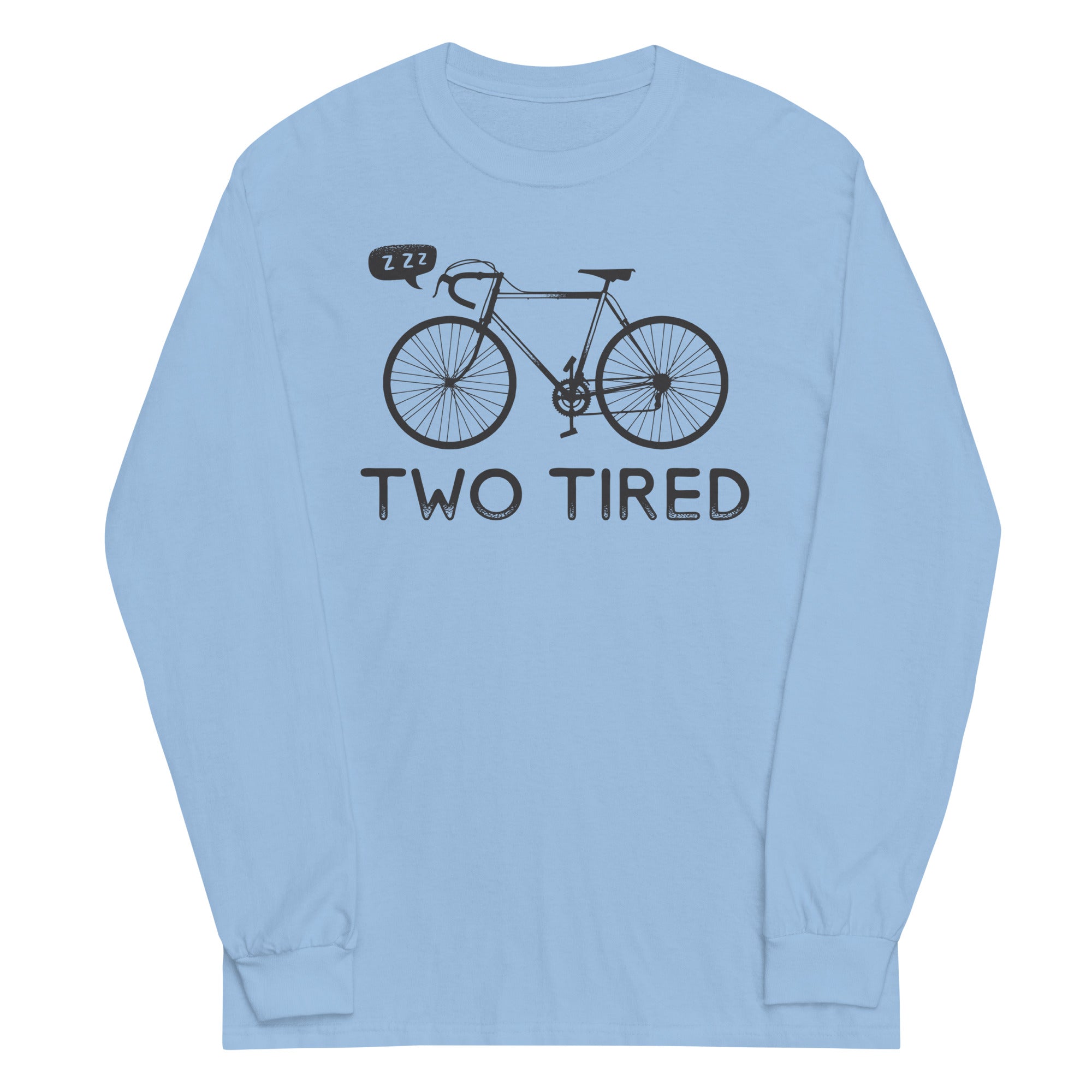 Two Tired Unisex Long Sleeve Tee Hoodie, Sweatshirt | PureTeeCo.com (Image 2)