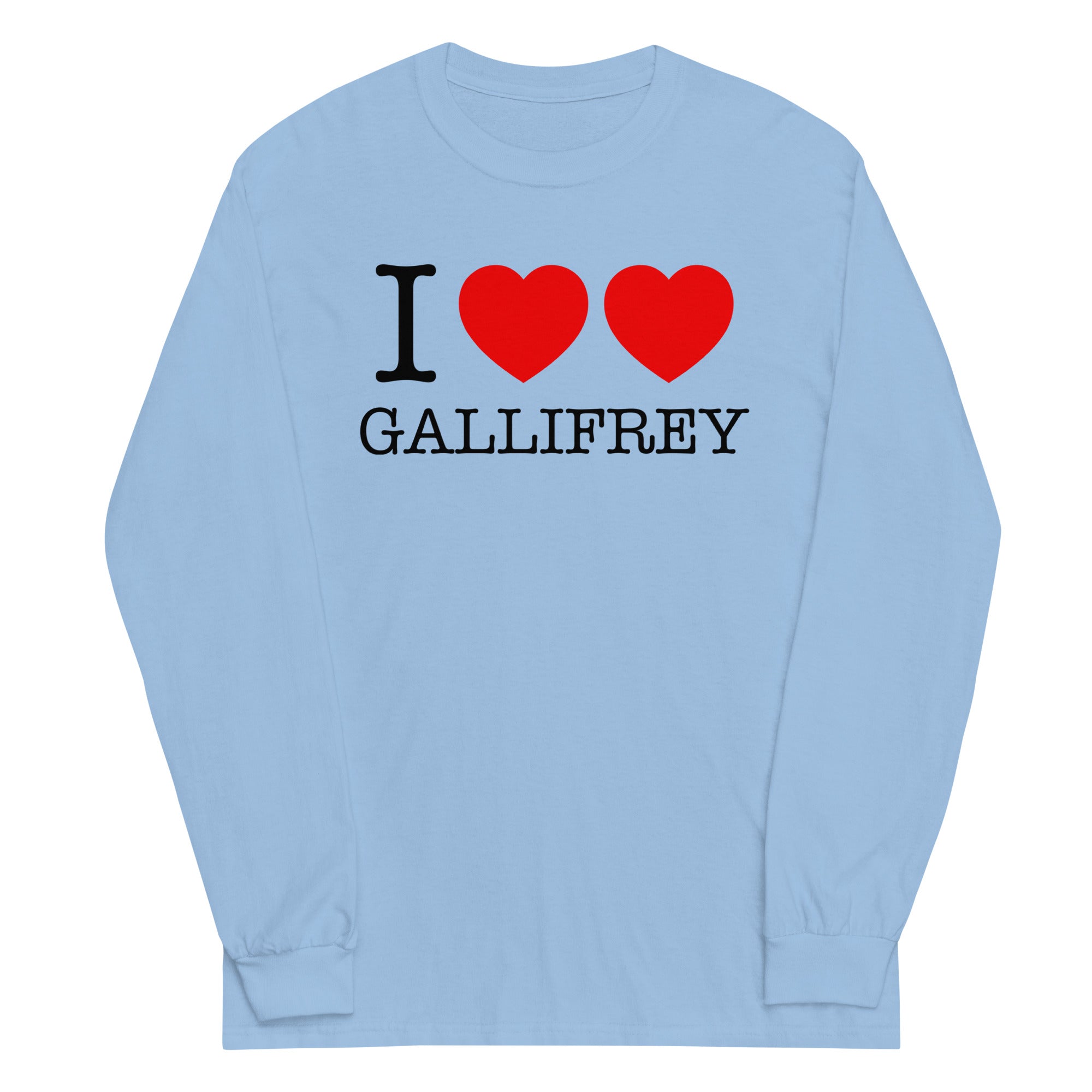 I Heart Heart Gallifrey Unisex Long Sleeve Tee Hoodie, Sweatshirt | PureTeeCo.com (Image 3)