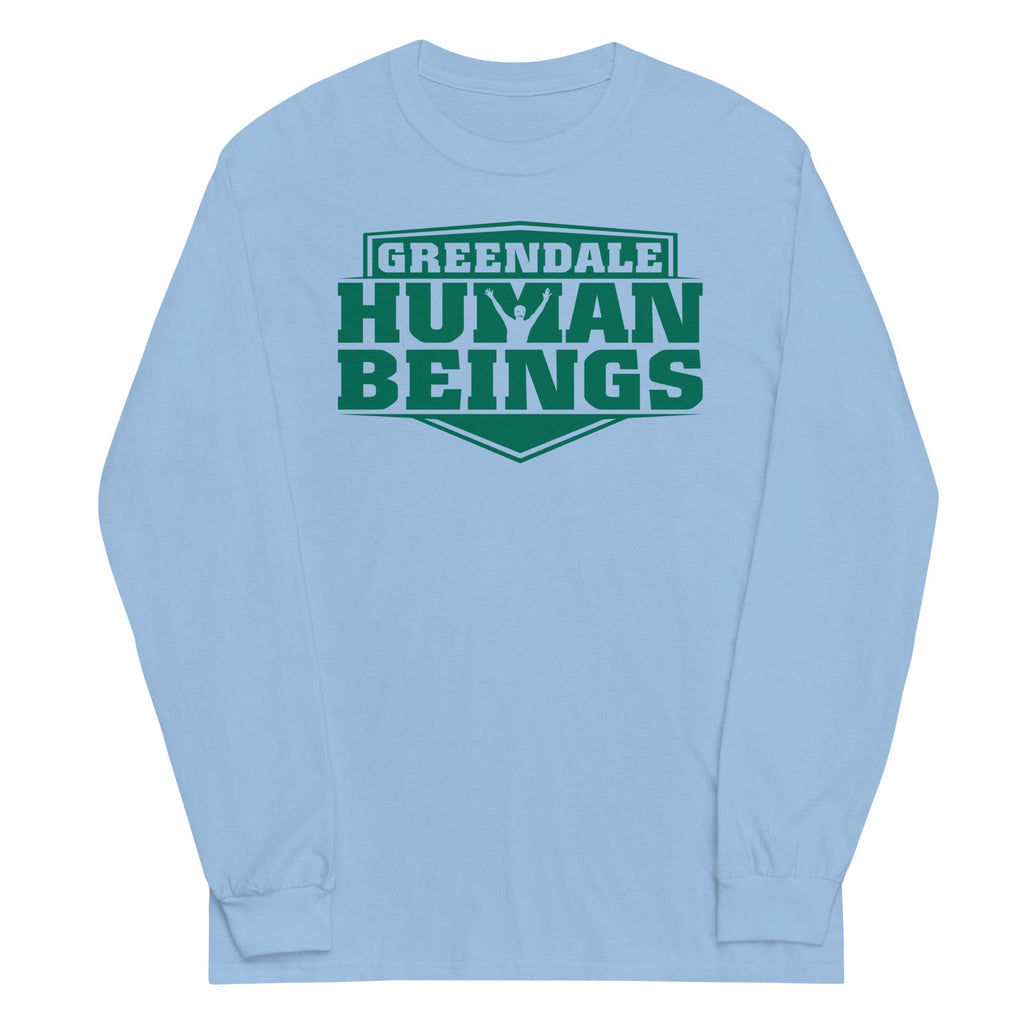 Greendale Human Beings Unisex Long Sleeve Tee Hoodie, Sweatshirt | PureTeeCo.com (Image 2)