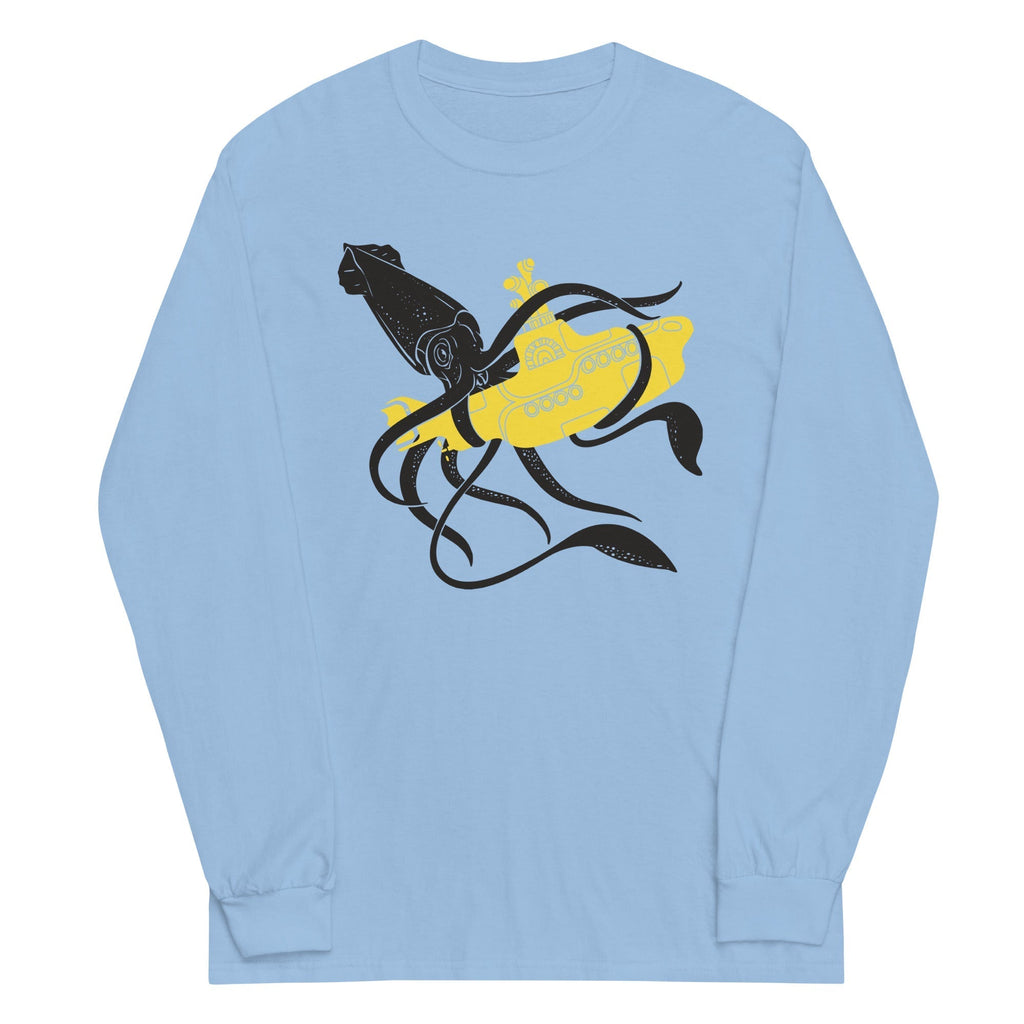Squid Sub Battle Unisex Long Sleeve Tee Hoodie, Sweatshirt | PureTeeCo.com (Image 4)