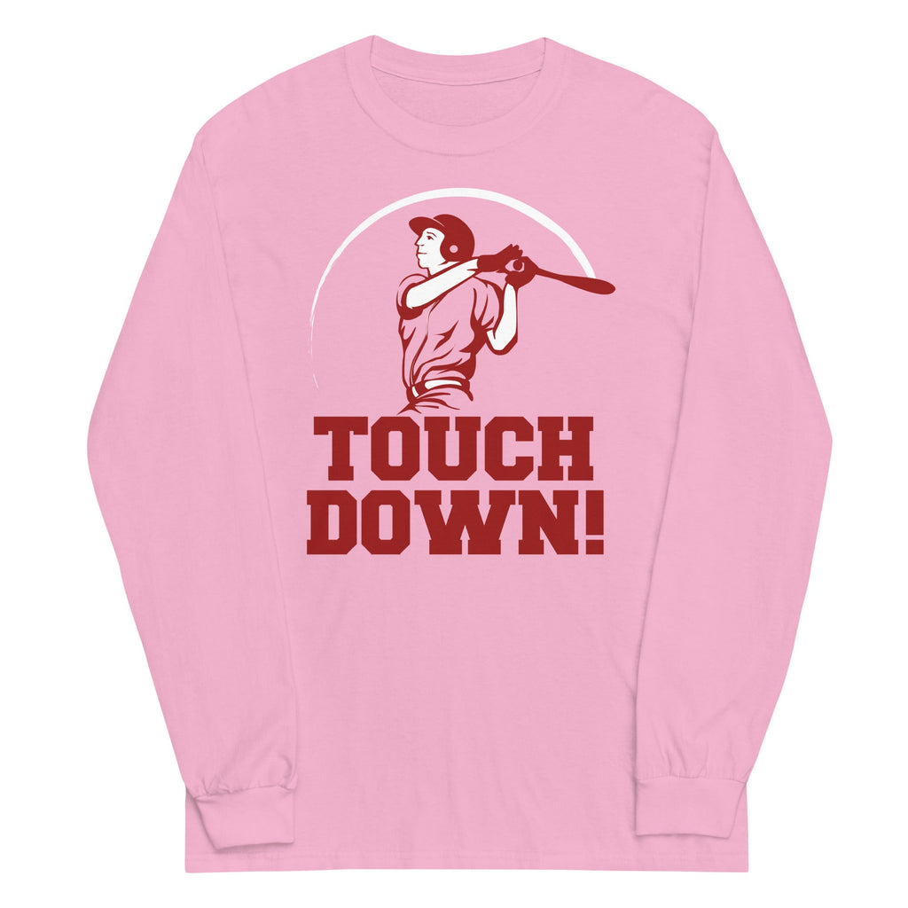 Touchdown! Unisex Long Sleeve Tee Hoodie, Sweatshirt | PureTeeCo.com (Image 4)