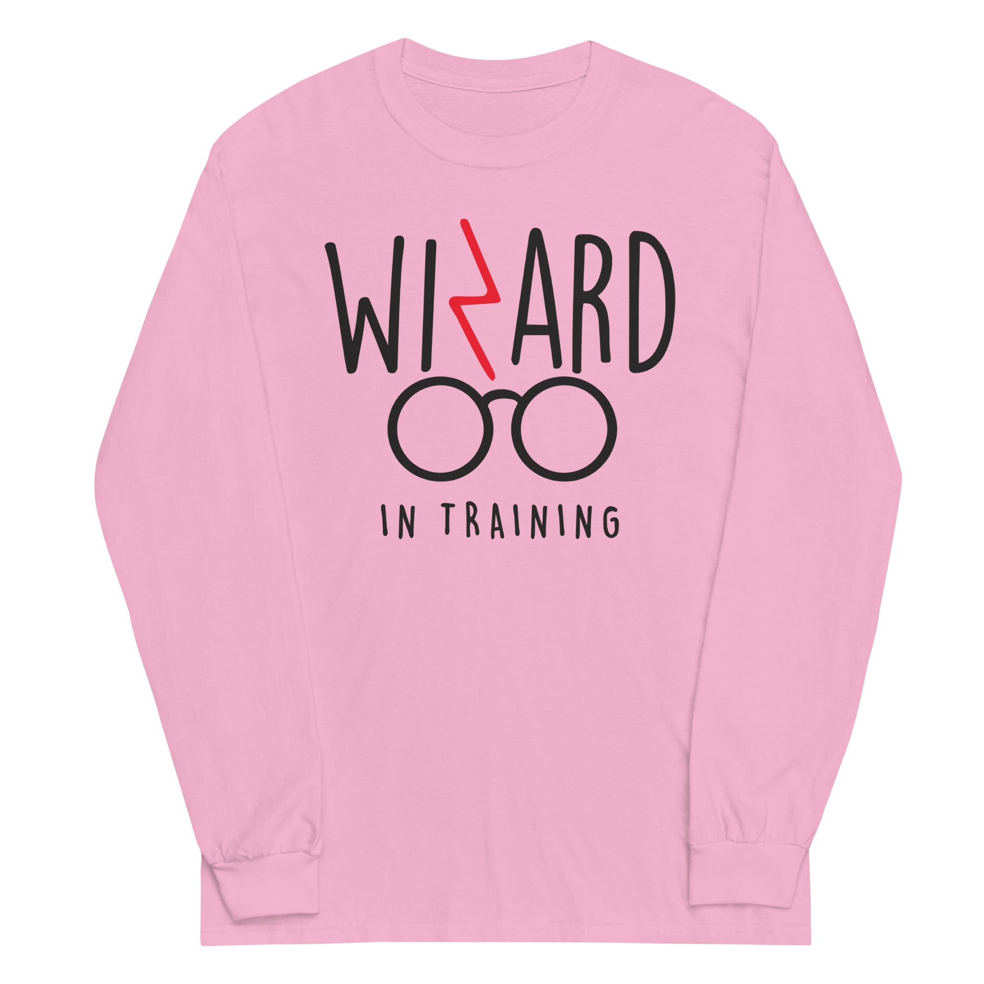 Wizard In Training Unisex Long Sleeve Tee Hoodie, Sweatshirt | PureTeeCo.com (Image 5)