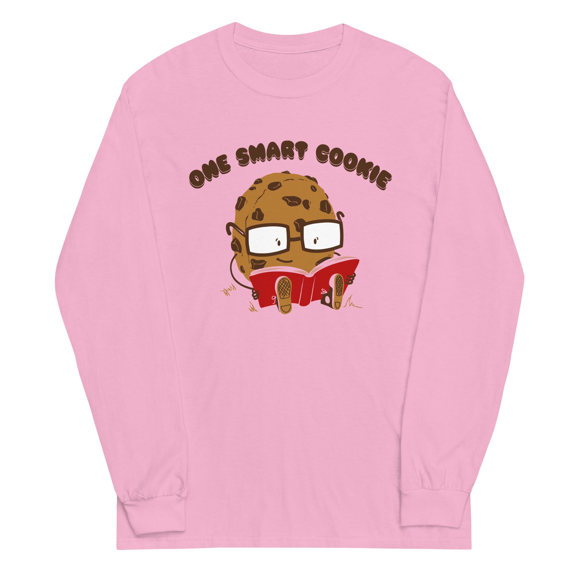 One Smart Cookie Unisex Long Sleeve Tee Hoodie, Sweatshirt | PureTeeCo.com (Image 4)