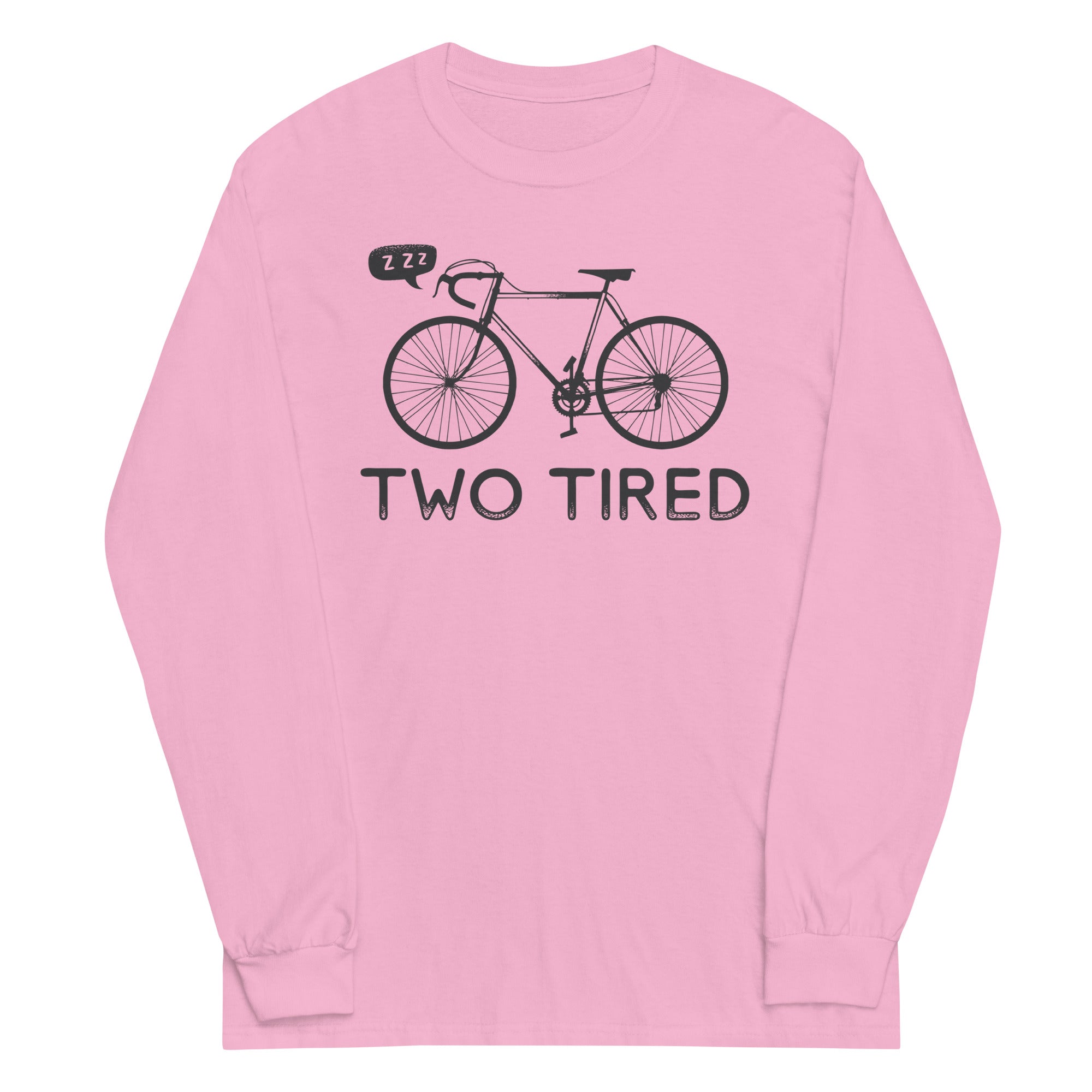 Two Tired Unisex Long Sleeve Tee Hoodie, Sweatshirt | PureTeeCo.com (Image 4)