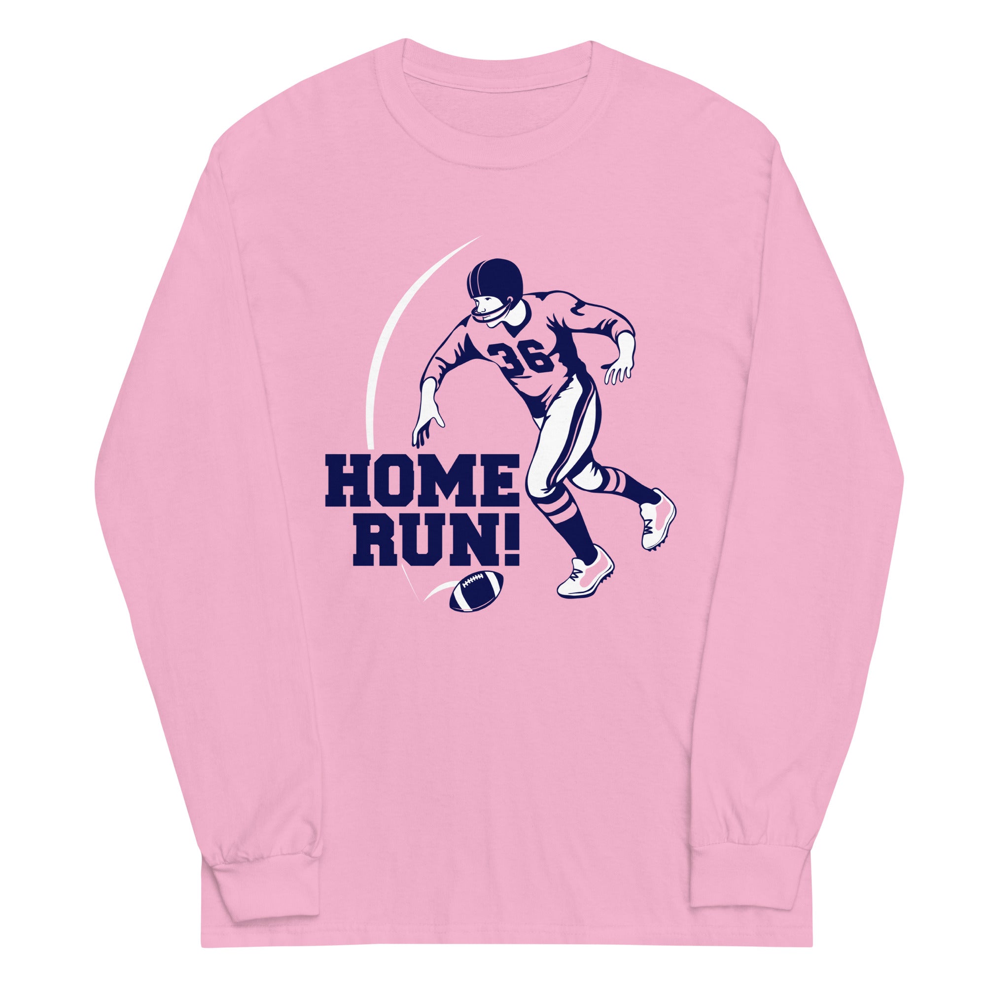 Home Run! Unisex Long Sleeve Tee Hoodie, Sweatshirt | PureTeeCo.com (Image 5)