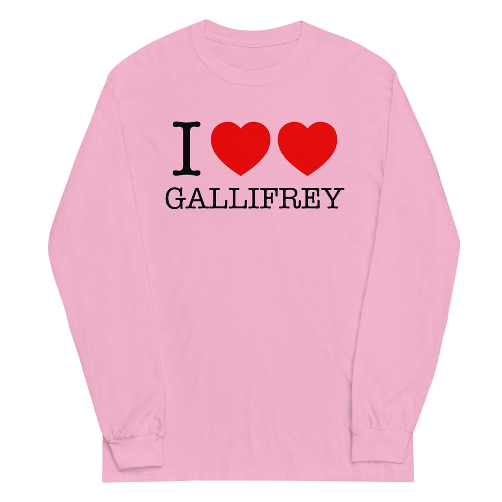 I Heart Heart Gallifrey Unisex Long Sleeve Tee Hoodie, Sweatshirt | PureTeeCo.com (Image 4)