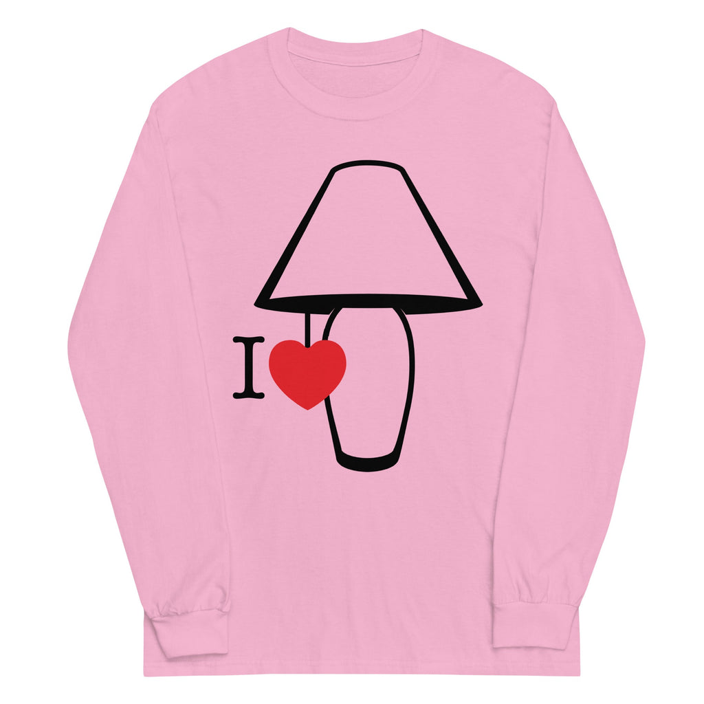 I Love Lamp Unisex Long Sleeve Tee Hoodie, Sweatshirt | PureTeeCo.com (Image 4)
