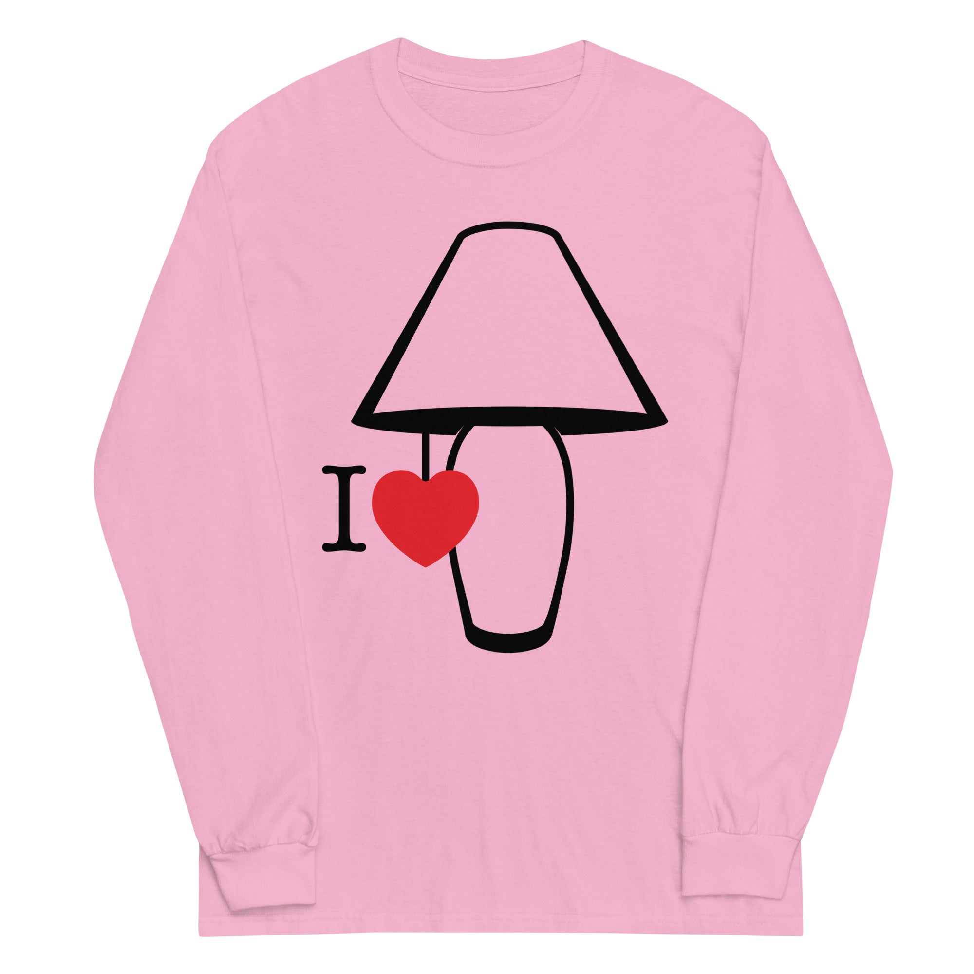 I Love Lamp Unisex Long Sleeve Tee Hoodie, Sweatshirt | PureTeeCo.com (Image 4)