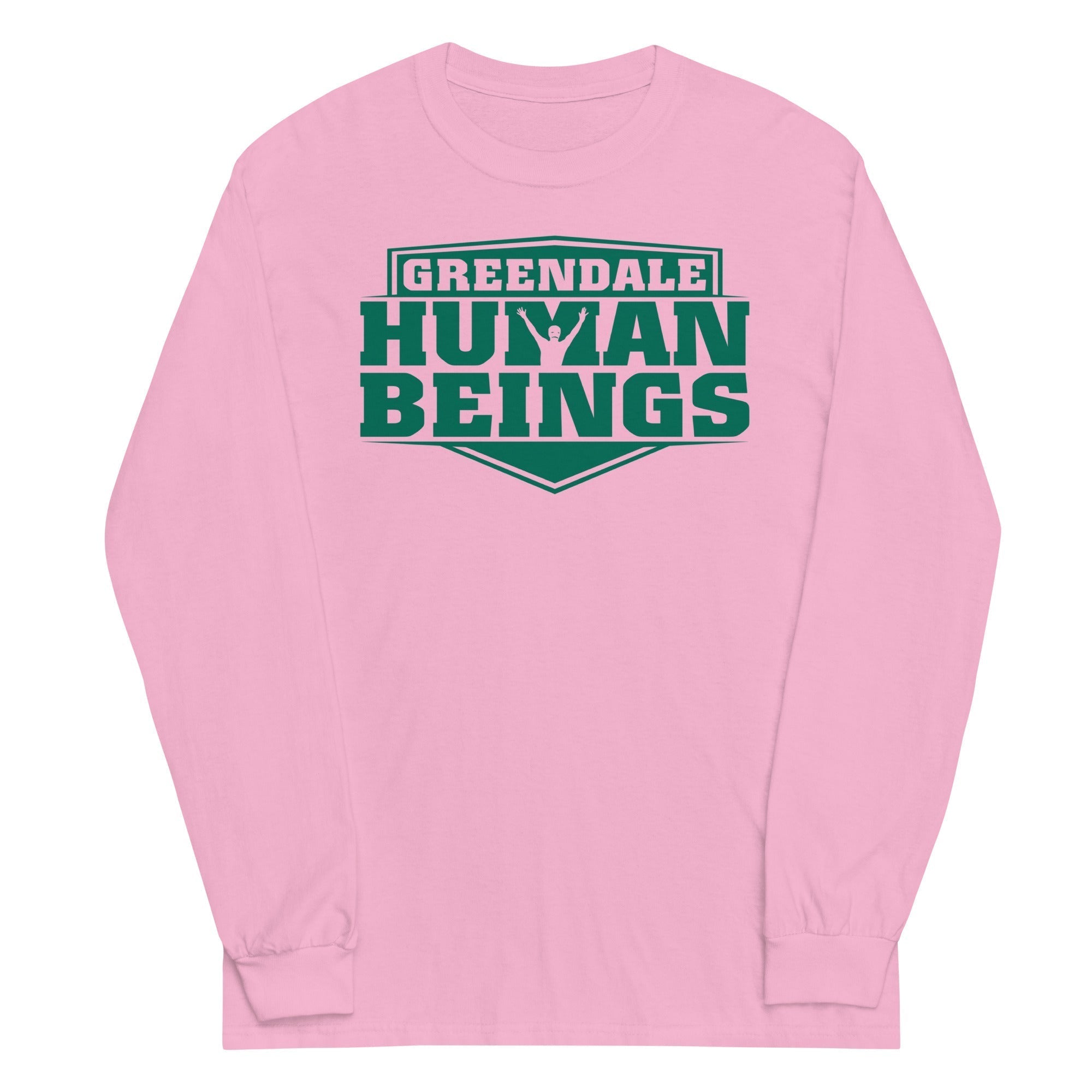 Greendale Human Beings Unisex Long Sleeve Tee Hoodie, Sweatshirt | PureTeeCo.com (Image 4)
