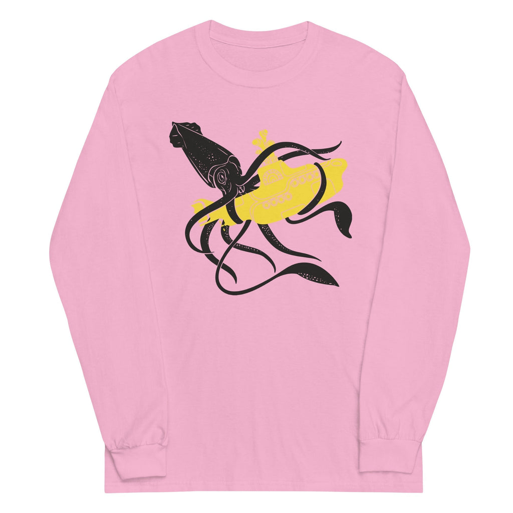 Squid Sub Battle Unisex Long Sleeve Tee Hoodie, Sweatshirt | PureTeeCo.com (Image 5)