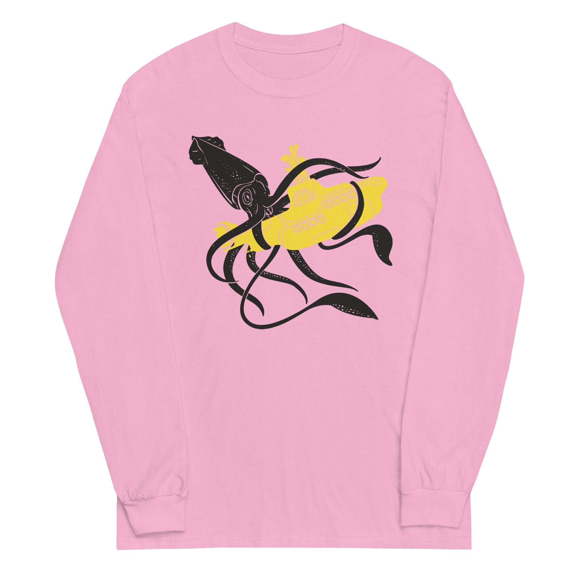 Squid Sub Battle Unisex Long Sleeve Tee Hoodie, Sweatshirt | PureTeeCo.com (Image 5)
