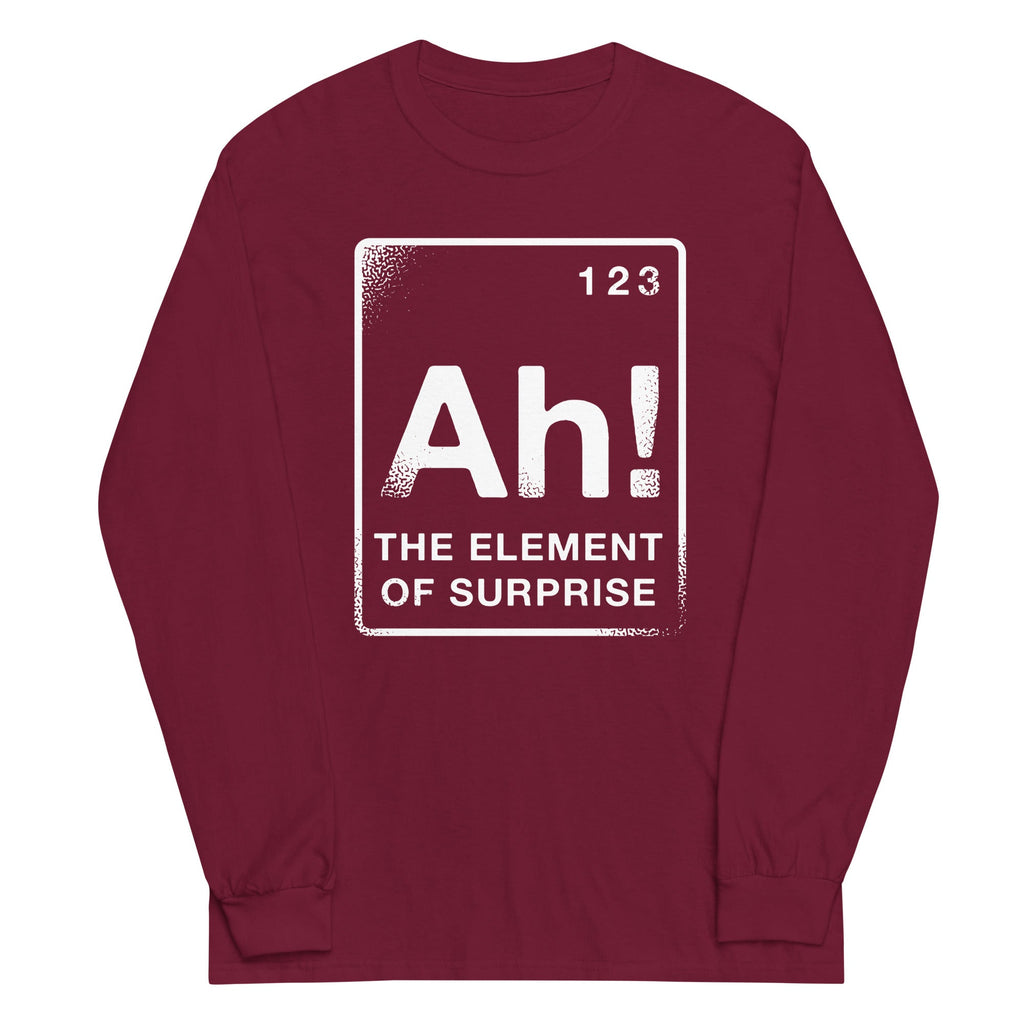 The Element Of Surprise Unisex Long Sleeve Tee Hoodie, Sweatshirt | PureTeeCo.com (Image 2)