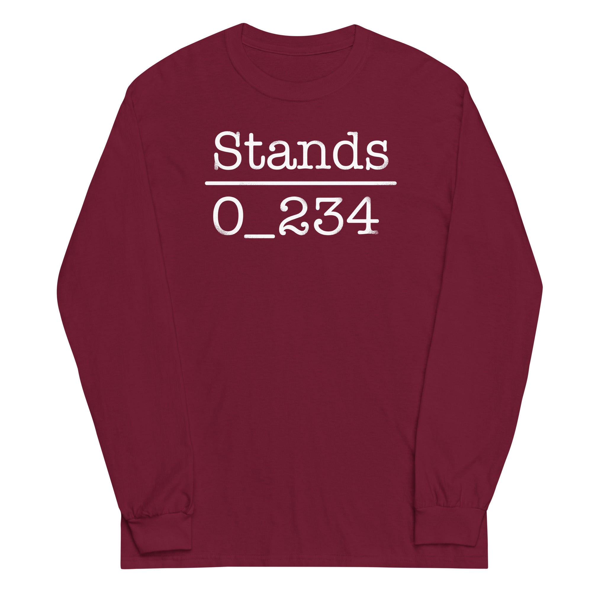 No 1 Under Stands Unisex Long Sleeve Tee Hoodie, Sweatshirt | PureTeeCo.com (Image 4)