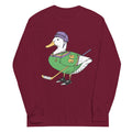 Mighty Duck Unisex Long Sleeve Tee Hoodie, Sweatshirt | PureTeeCo.com (Image 1)