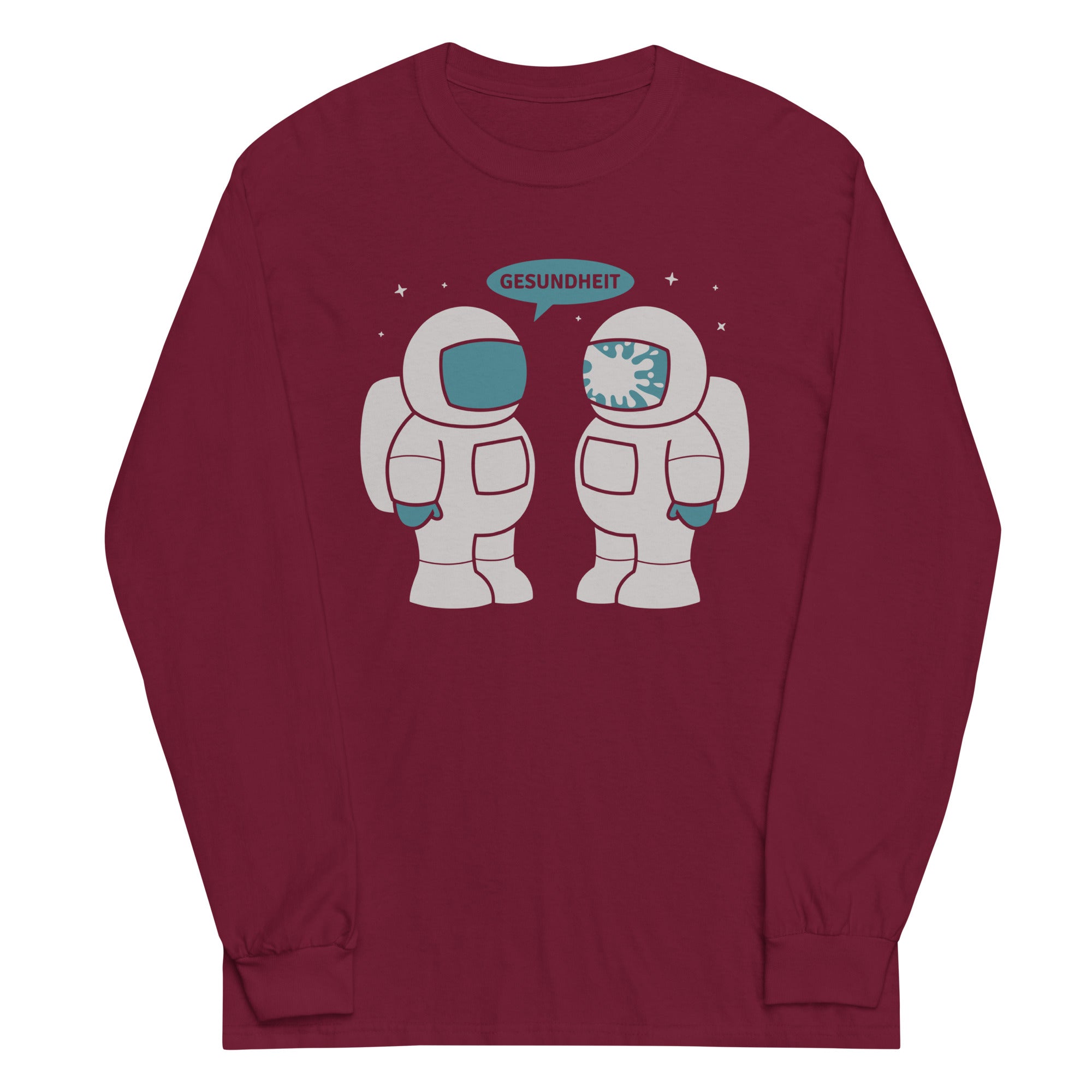 Space Sneeze Unisex Long Sleeve Tee Hoodie, Sweatshirt | PureTeeCo.com (Image 3)