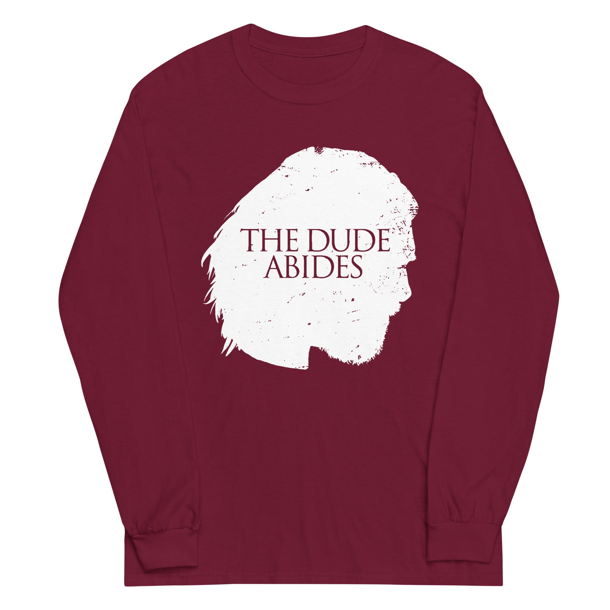 The Dude Abides Unisex Long Sleeve Tee Hoodie, Sweatshirt | PureTeeCo.com (Image 3)