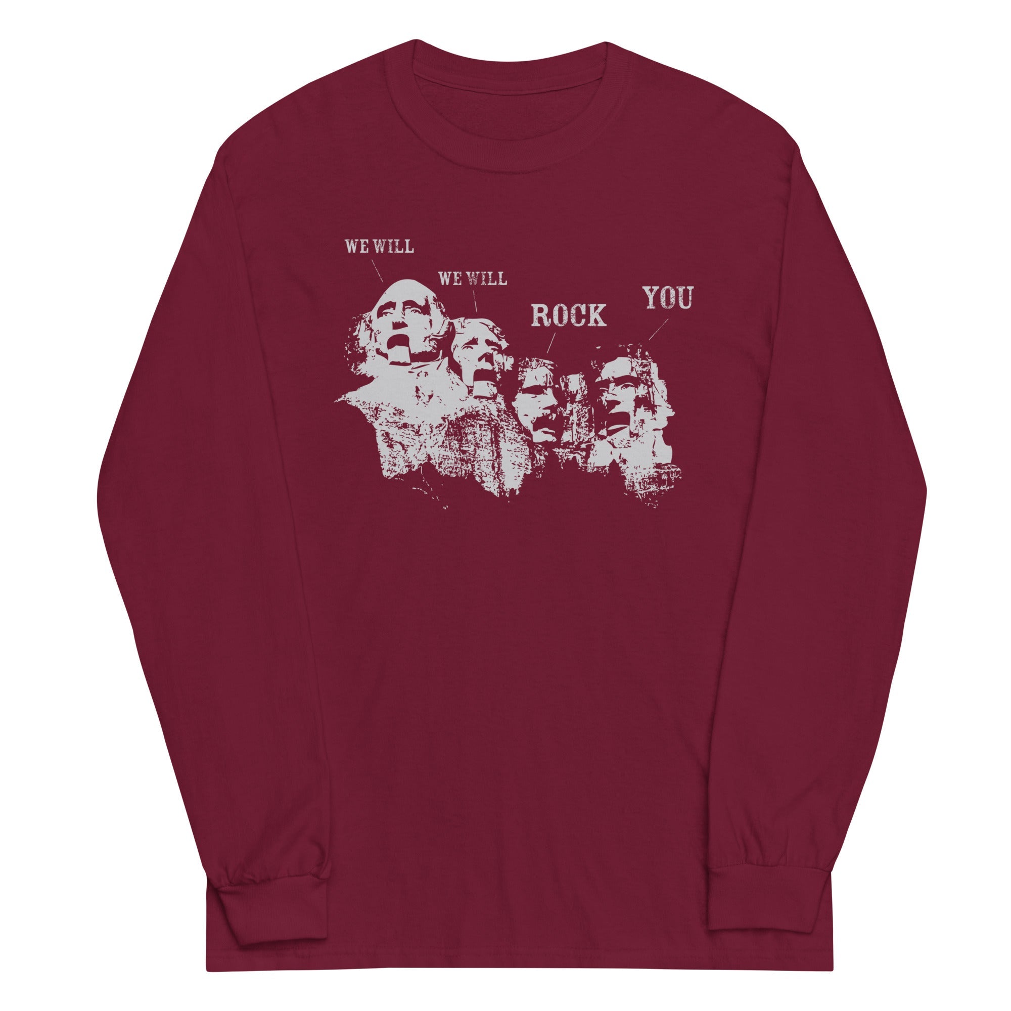 We Will Rock You Unisex Long Sleeve Tee Hoodie, Sweatshirt | PureTeeCo.com (Image 4)