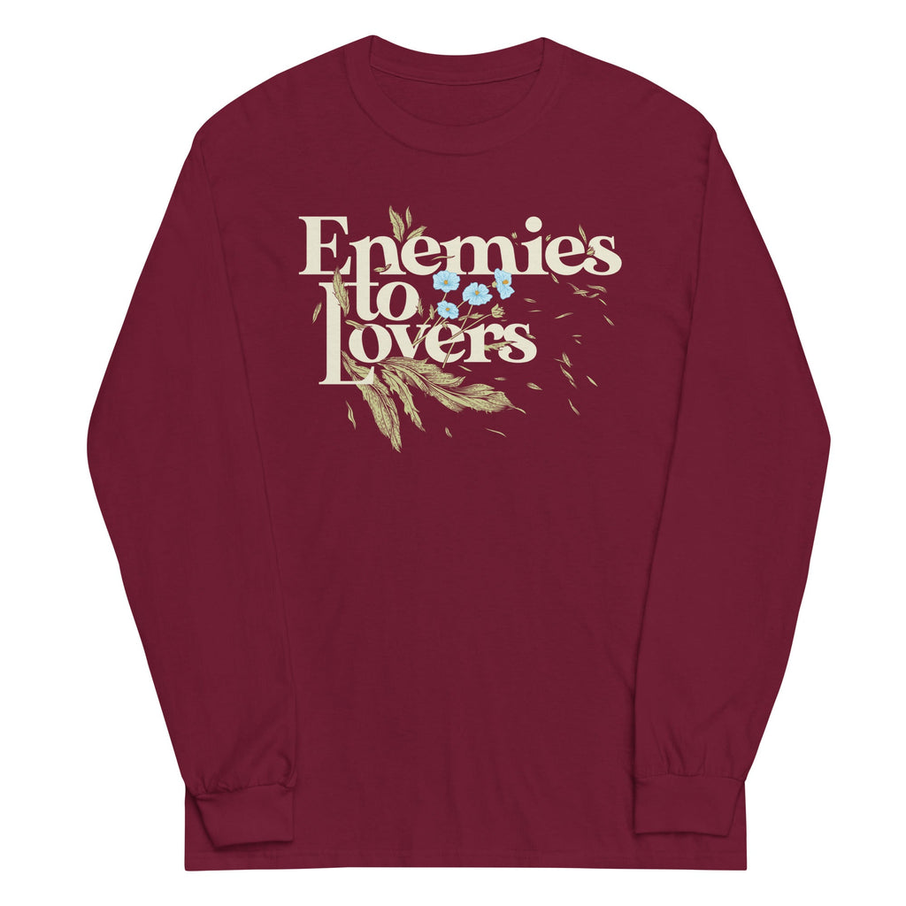 Enemies To Lovers Unisex Long Sleeve Tee Hoodie, Sweatshirt | PureTeeCo.com (Image 4)