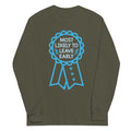 Most Likely To Leave Early Unisex Long Sleeve Tee Hoodie, Sweatshirt | PureTeeCo.com (Image 1)