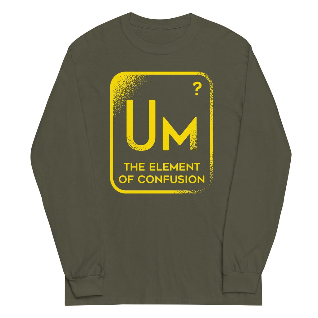 The Element Of Confusion Unisex Long Sleeve Tee Hoodie, Sweatshirt | PureTeeCo.com (Image 5)
