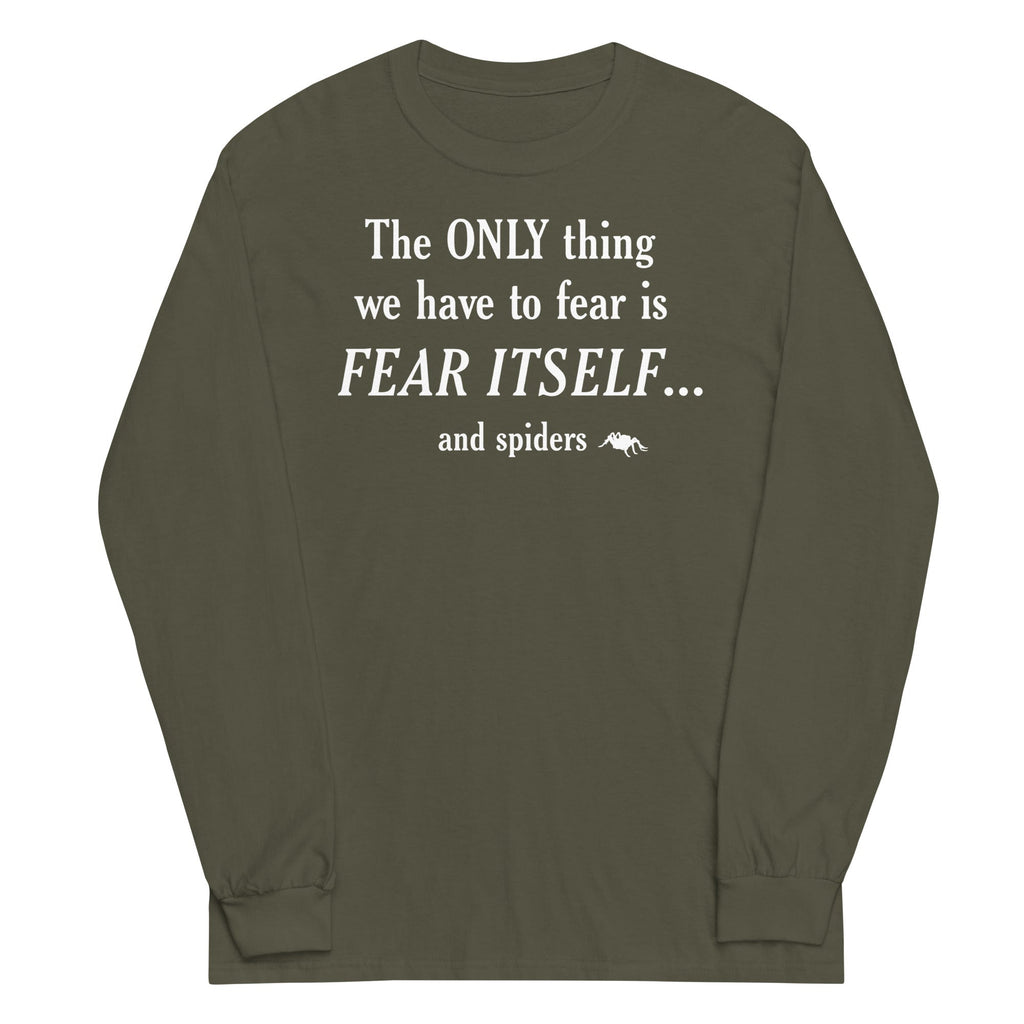 The Only Thing We Have To Fear Unisex Long Sleeve Tee Hoodie, Sweatshirt | PureTeeCo.com (Image 5)