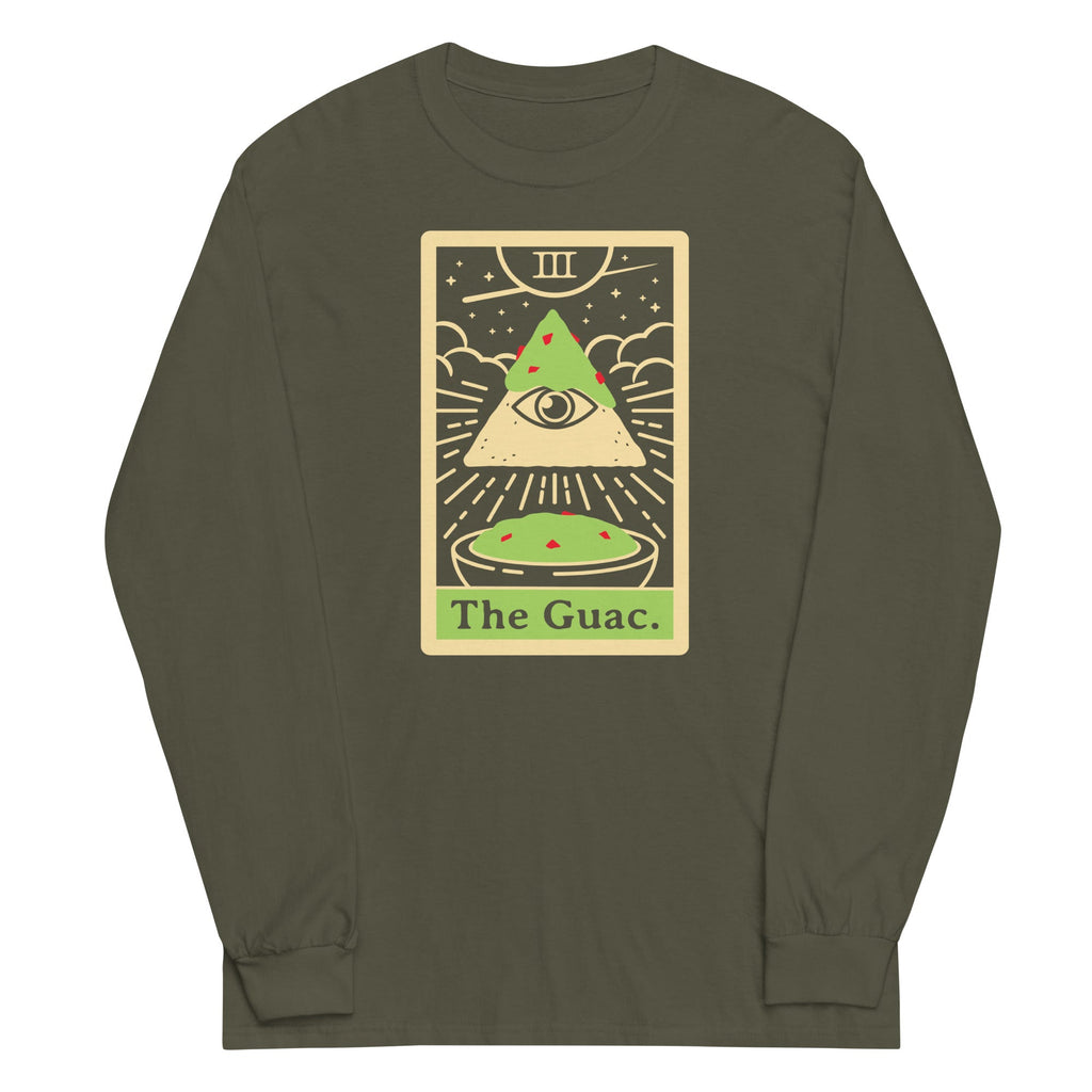 The Guac Tarot Unisex Long Sleeve Tee Hoodie, Sweatshirt | PureTeeCo.com (Image 4)
