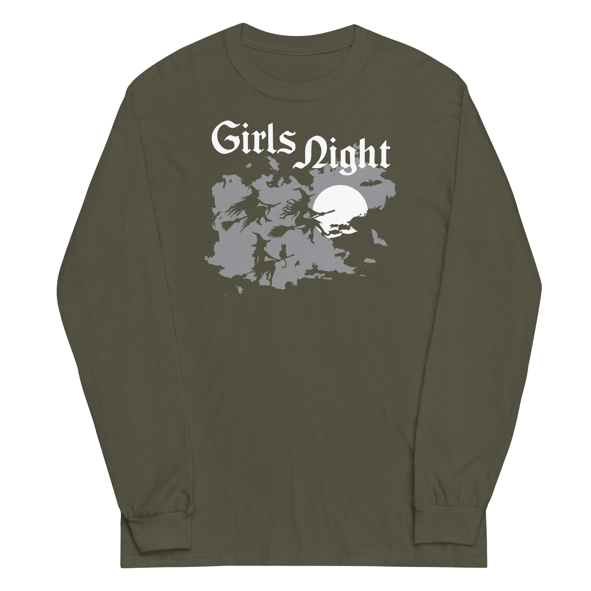 Girls Night Unisex Long Sleeve Tee Hoodie, Sweatshirt | PureTeeCo.com (Image 5)