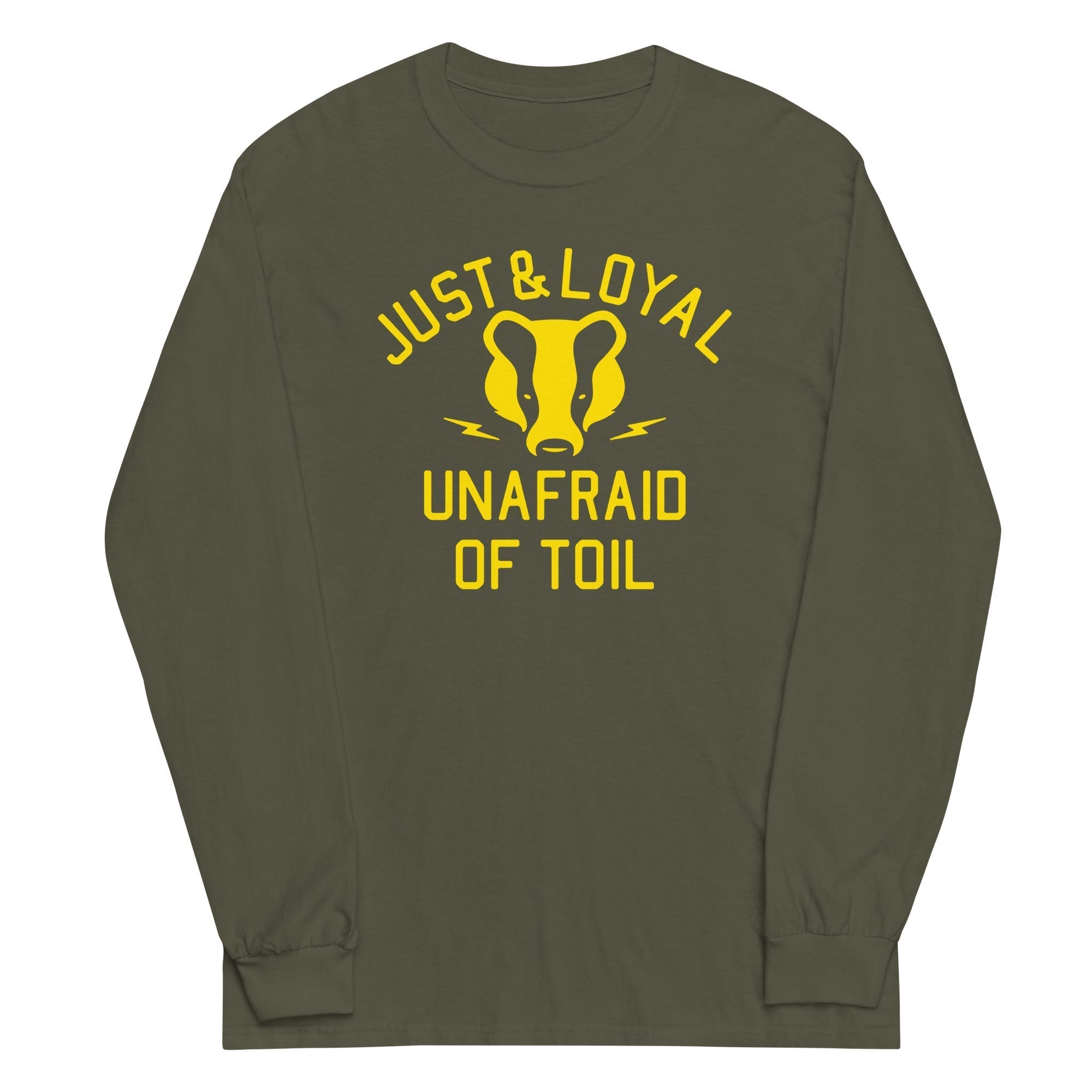Just And Loyal, Unafraid Of Toil Unisex Long Sleeve Tee Hoodie, Sweatshirt | PureTeeCo.com (Image 5)